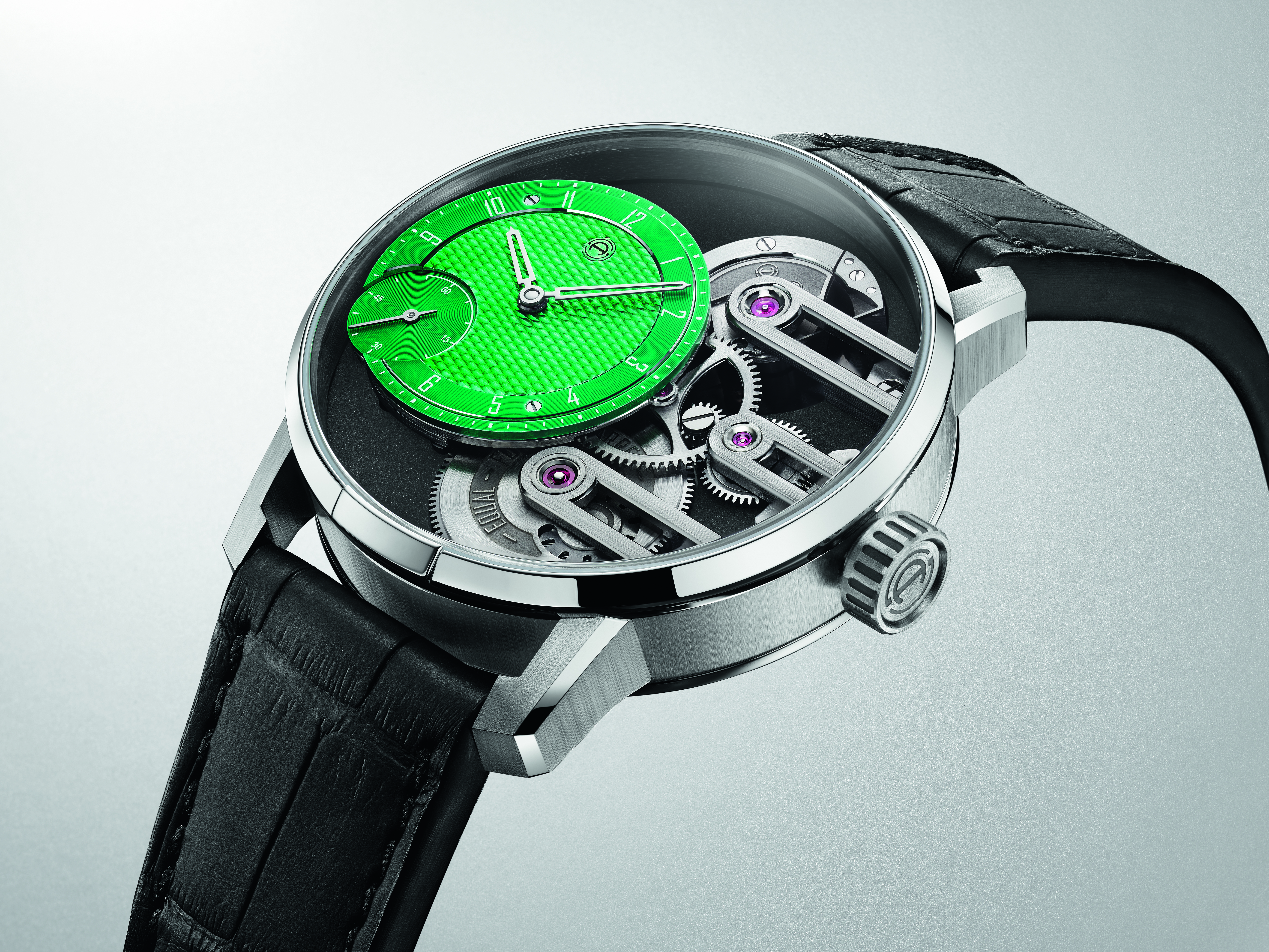 The Armin Strom Gravity Equal Force Jungle Green: Exotic color meets avant-garde watchmaking