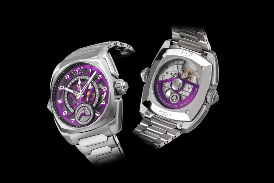 CYRUS GENEVE KLEPCYS GMT ROYAL PURPLE