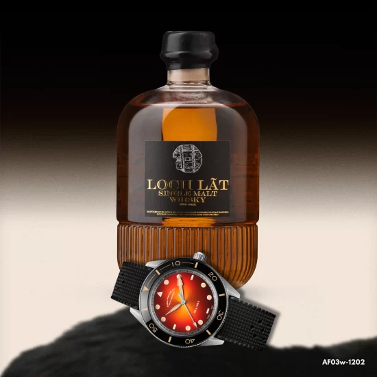 Elka Watch Co. Launches Arinis x Loch Lãt: An Amber-Hued Swiss Dive Watch Embracing 4,000 Years of History