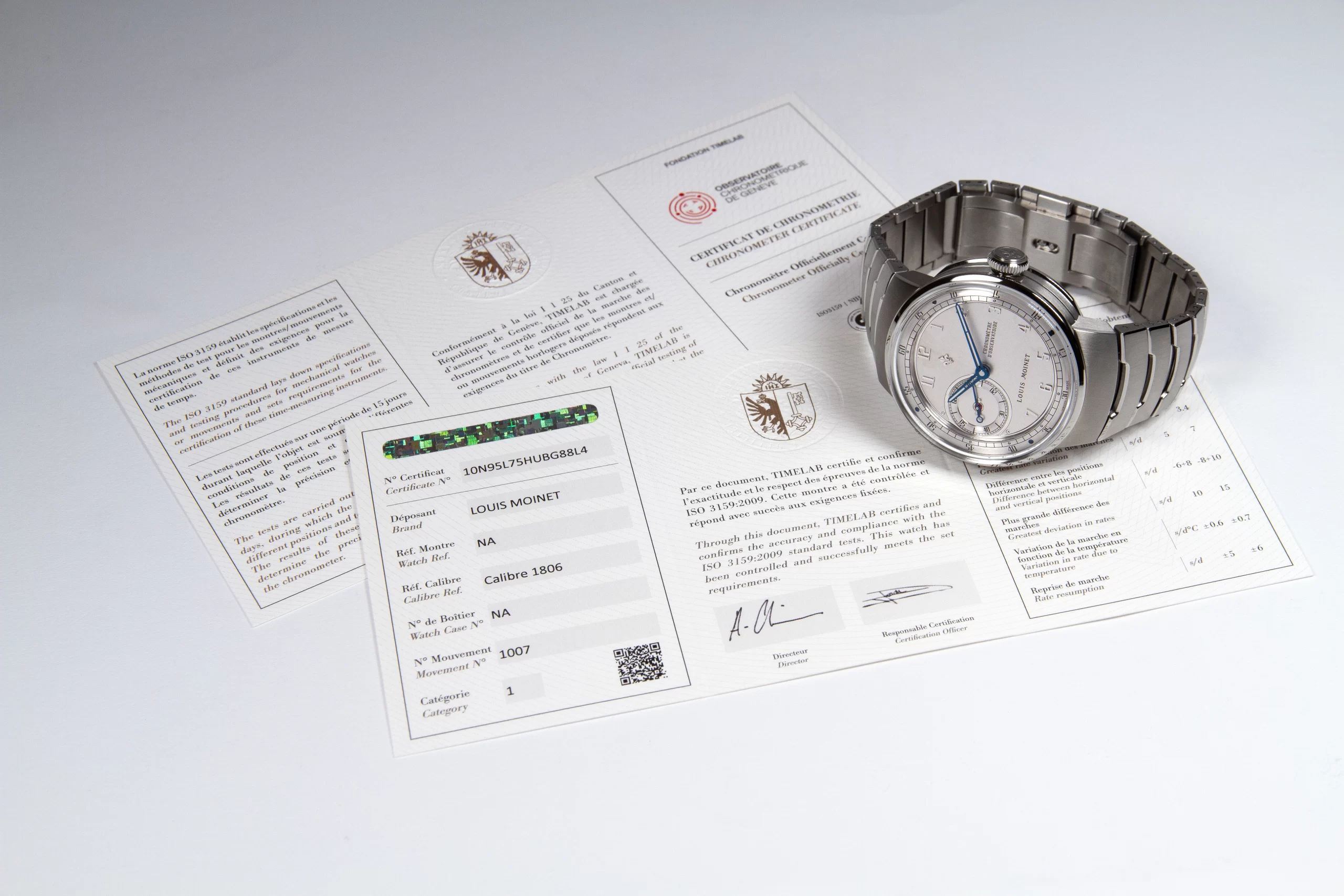 1806 chronomètre d’Observatoire