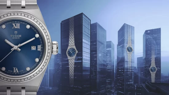 TUDOR Royal Blue Dial Diamond Watch