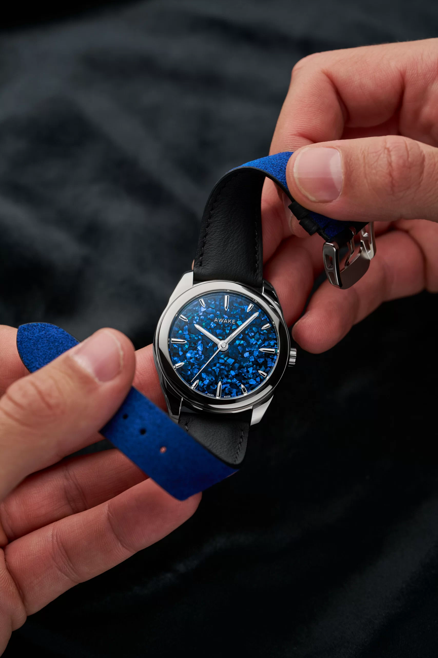 AWAKE Son Mai Fragments Blue edition wristwatch