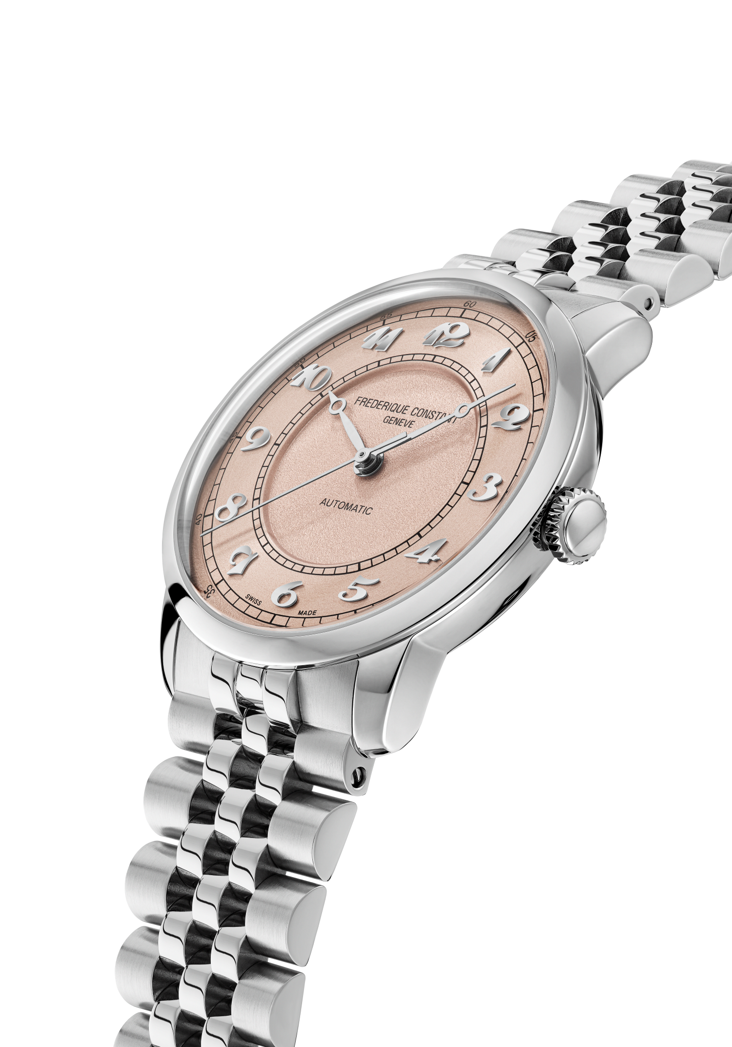 Frederique Constant Classics Premiere salmon pink dial