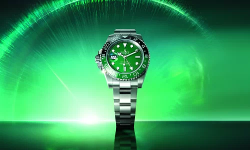 Rolex GMT-Master II green Cerachrom dial watch