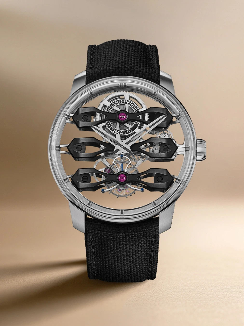 Girard-Perregaux Three Bridges timepiece luxury watch