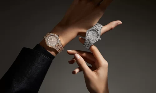 Vacheron Constantin gem-set luxury watch front view