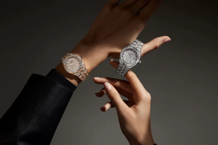 Vacheron Constantin gem-set luxury watch front view