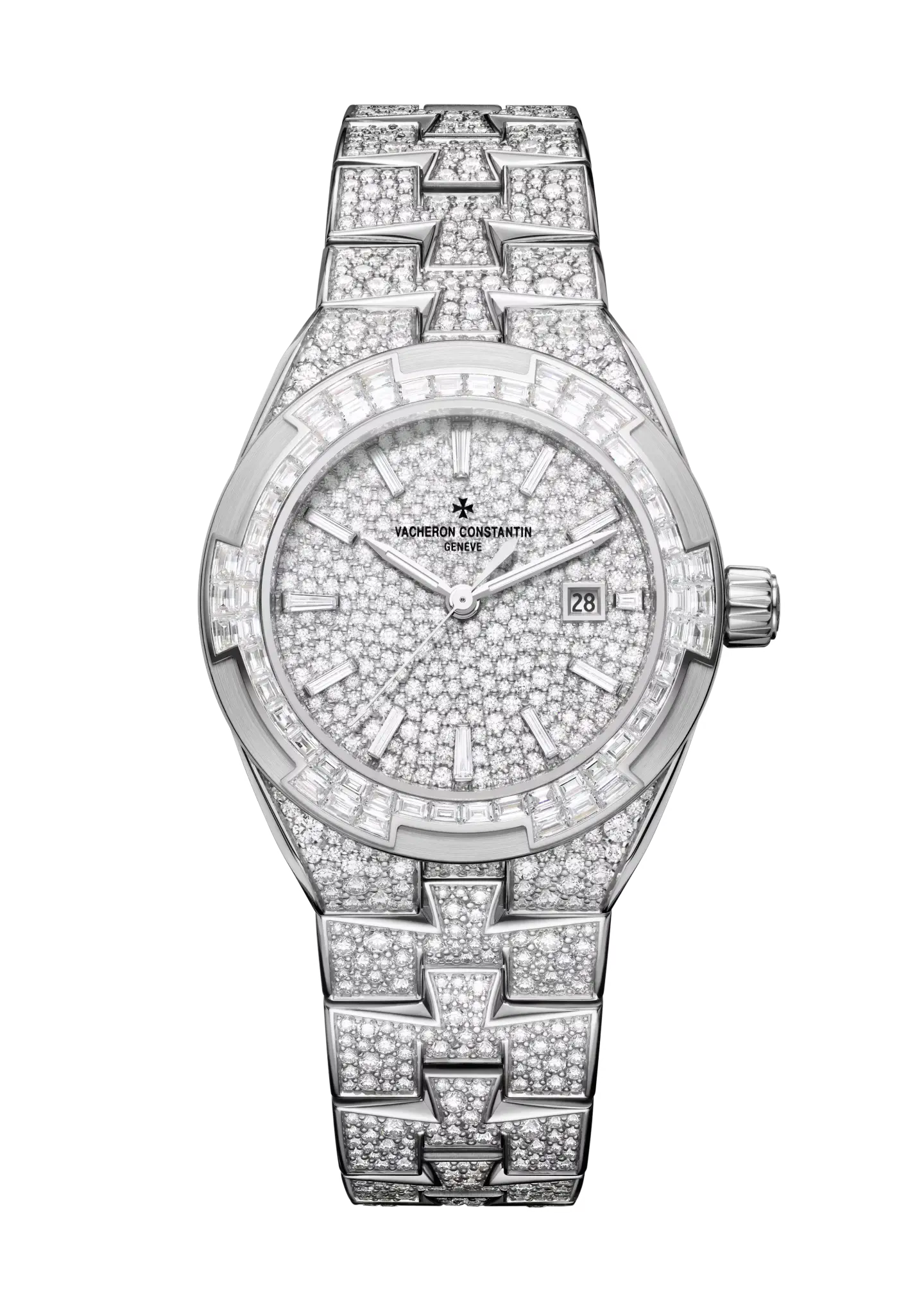 Vacheron Constantin Overseas Self-Winding diamond watch white gold