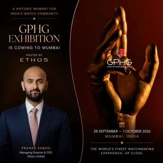 GPHG Exhibition 2026 Mumbai: Ethos Brings Watchmaking’s Biggest Showcase to India